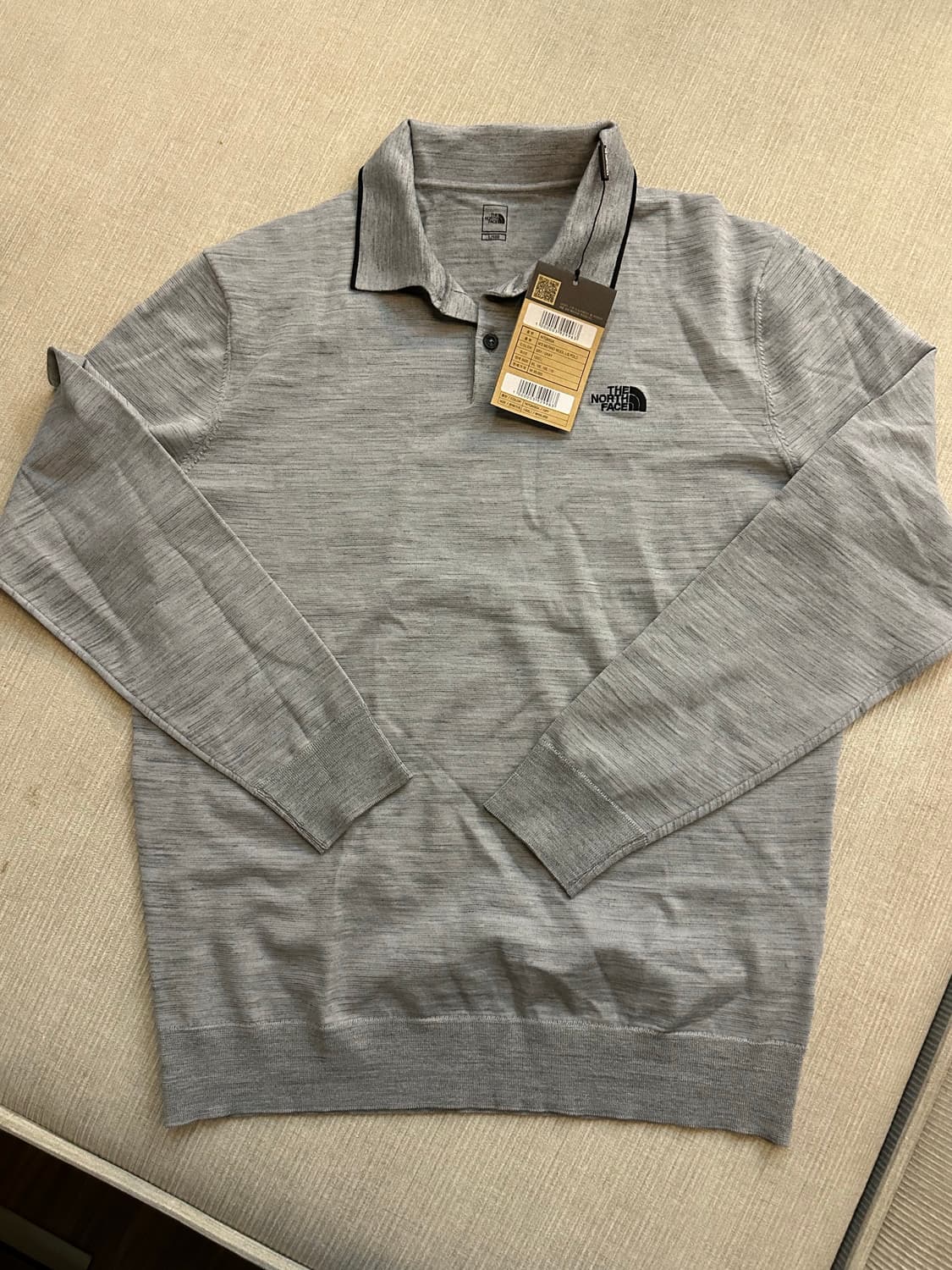 새상품) 노스페이스 메리노울 긴팔 폴로티 상품이미지2