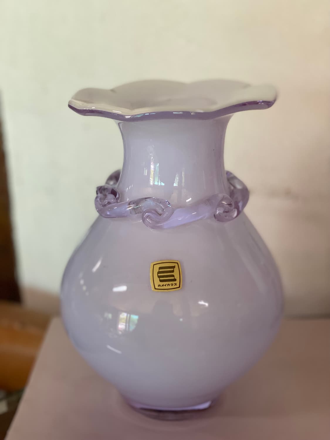 일본 kamei osaka 카메이 글라스 유리 화병 꽃병 상품이미지3