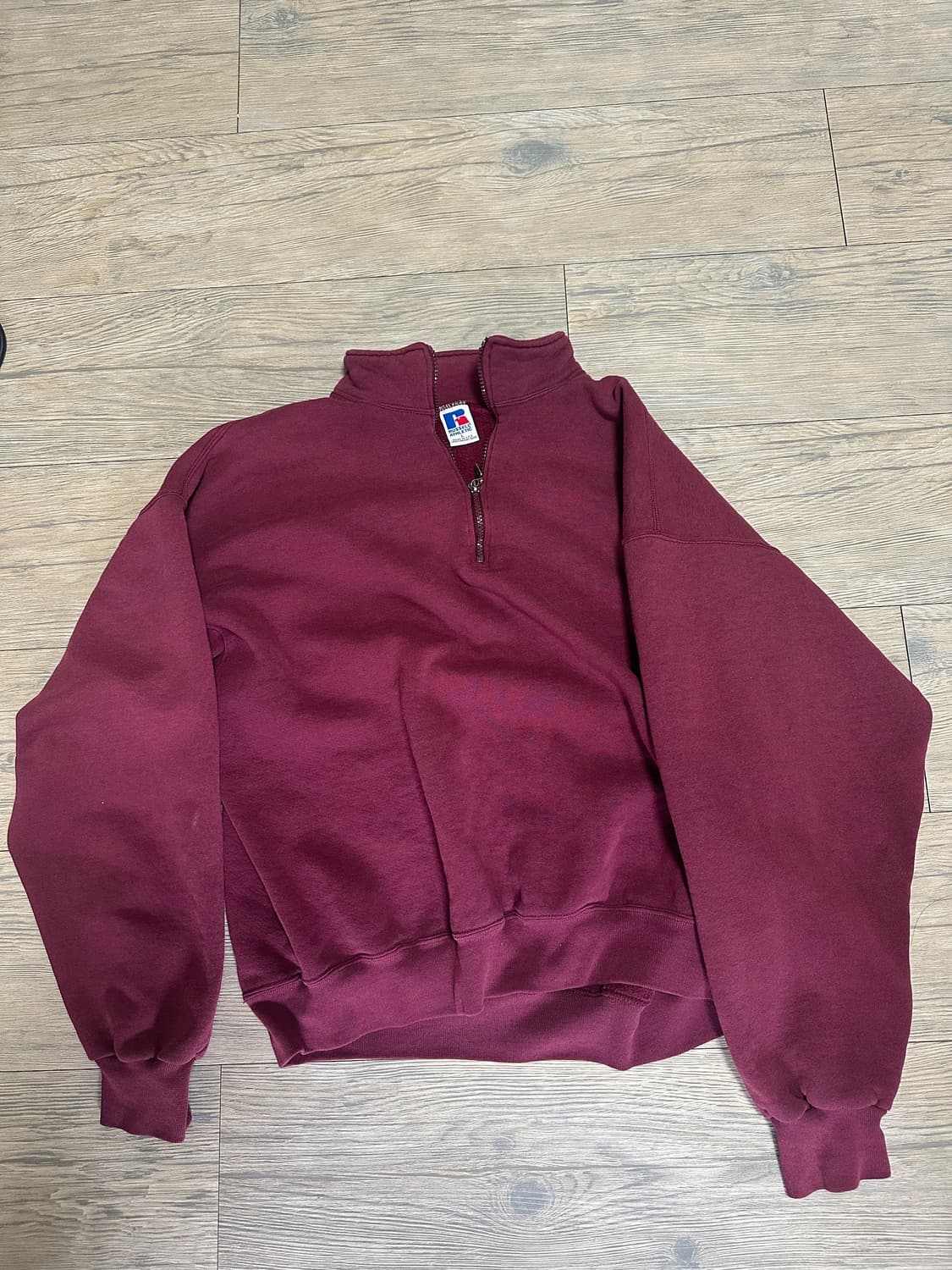 90년대 러셀 반집업 자켓 판매 상품이미지3