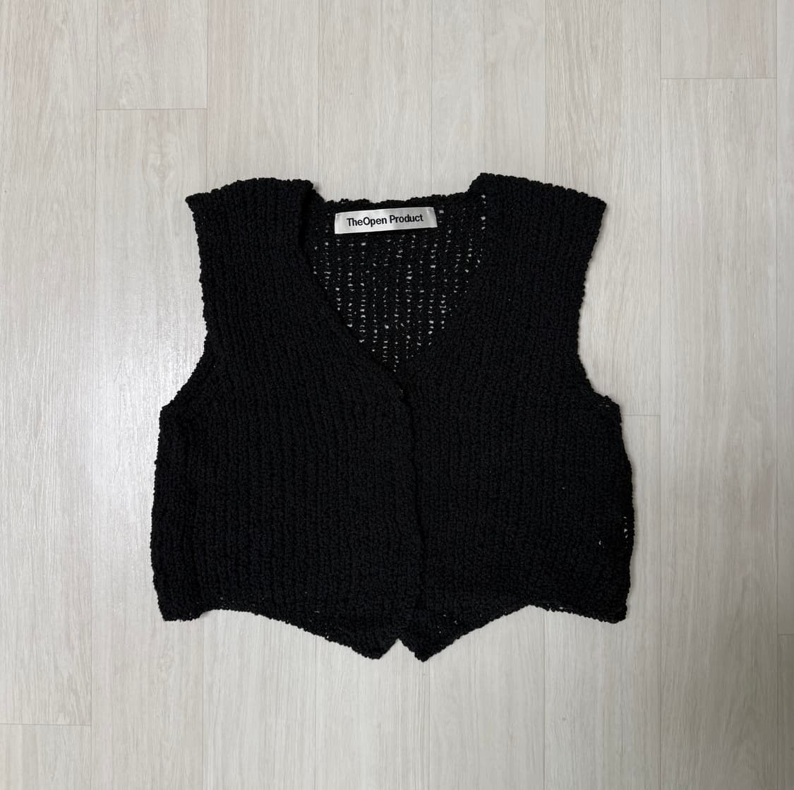 theopen product(더오픈프로덕트) 브이넥 니트 베스트 상품이미지1