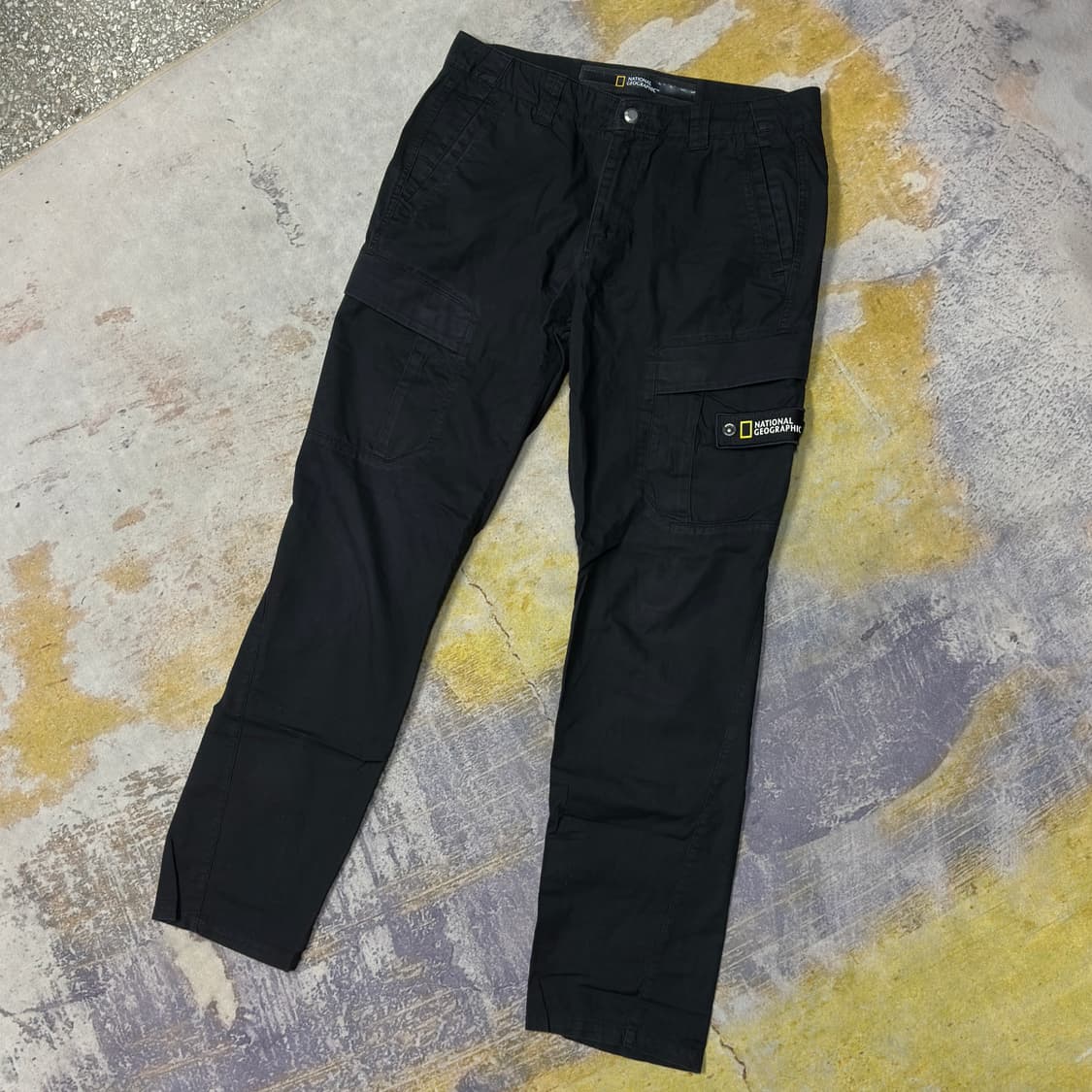 내셔널지오그래픽 블랙 카고팬츠 32 상품이미지1