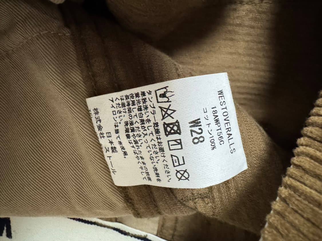 Westoveralls 코듀로이 팬츠 판매중 상품이미지4