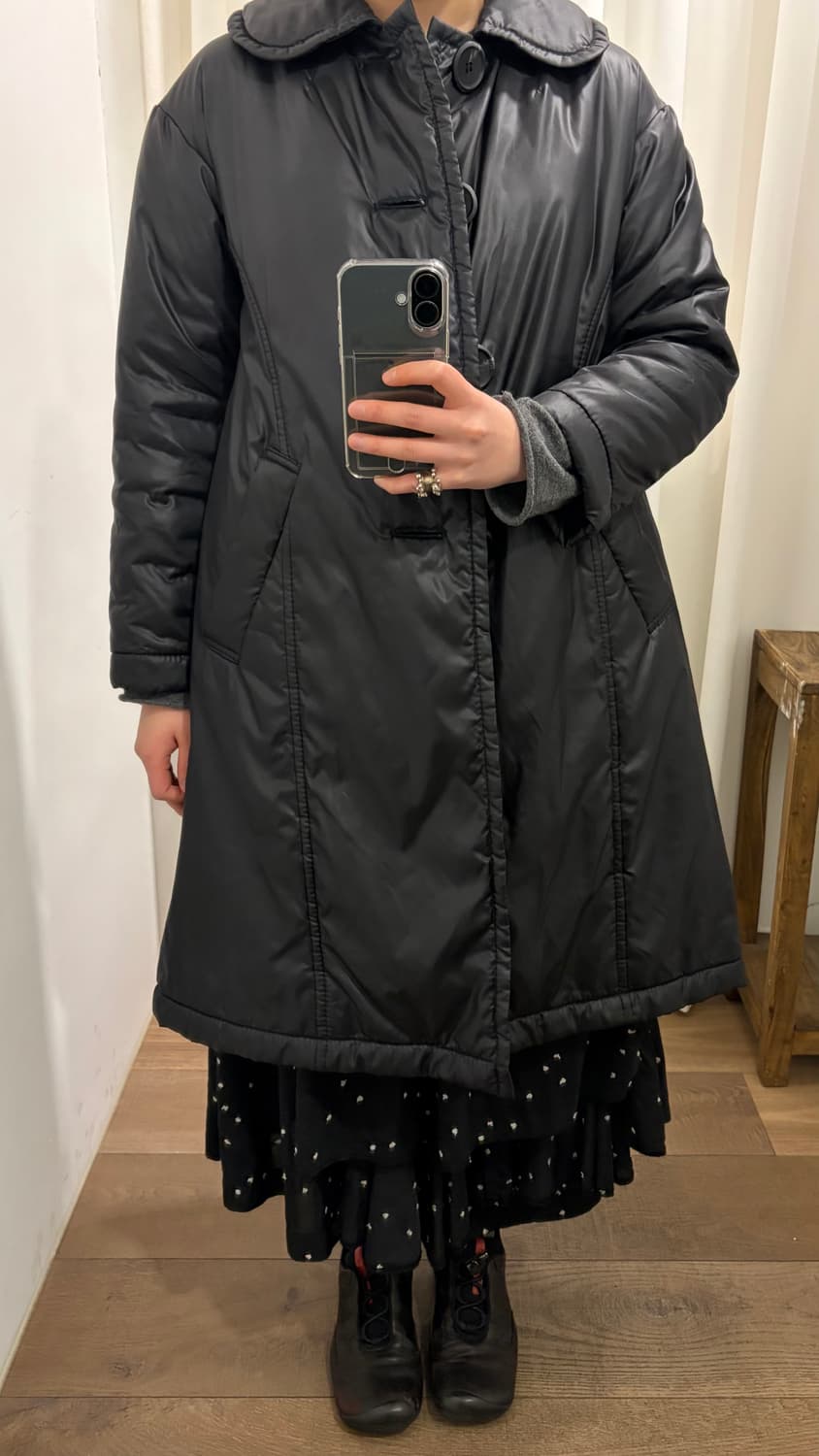 Big Collar Padded Coat 상품이미지3