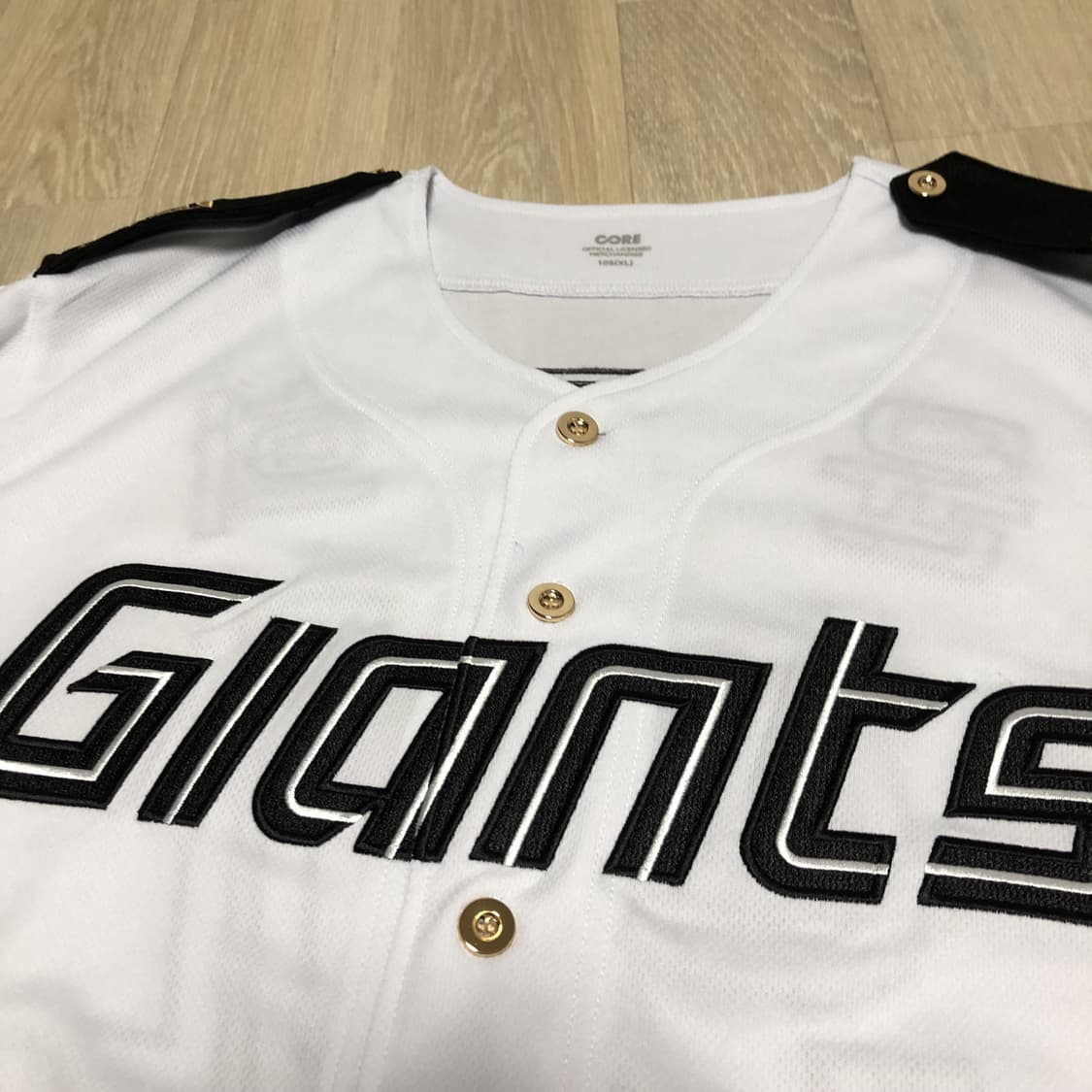 (105) 롯데자이언츠 윤동희 91 밀리터리 홈 어센틱 유니폼 져지 상품이미지10