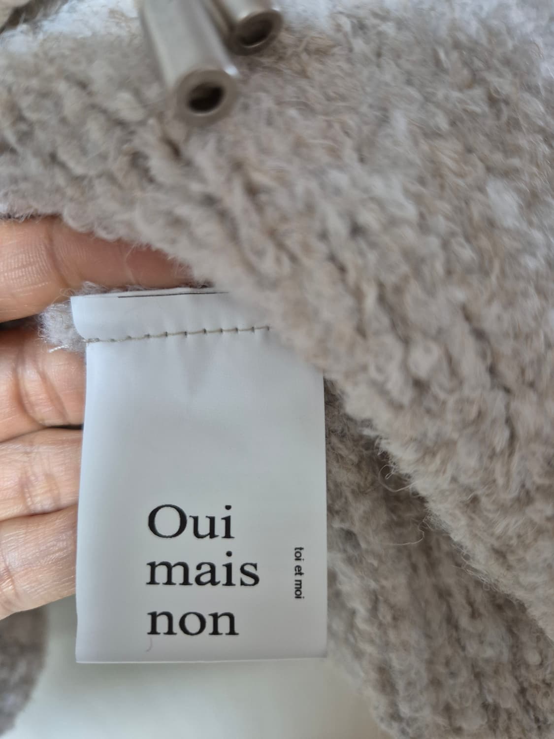 위메농 울버튼  니트 가디건 더플가디건 상품이미지7