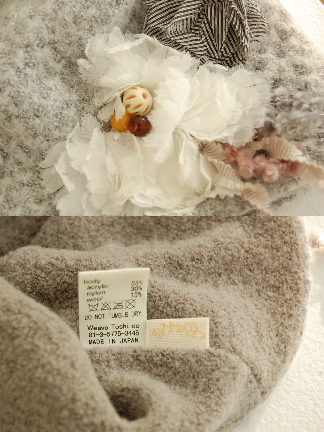 Ca4la appliqué beanie 상품이미지4