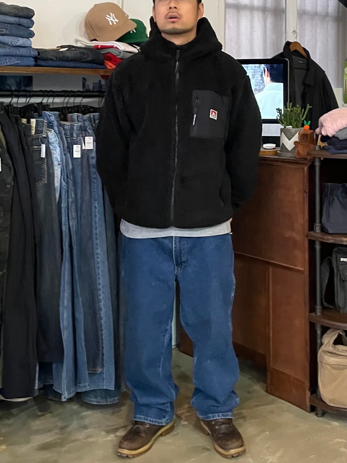 벤 데이비스 플리스 리버시블 패딩 XL 상품이미지3