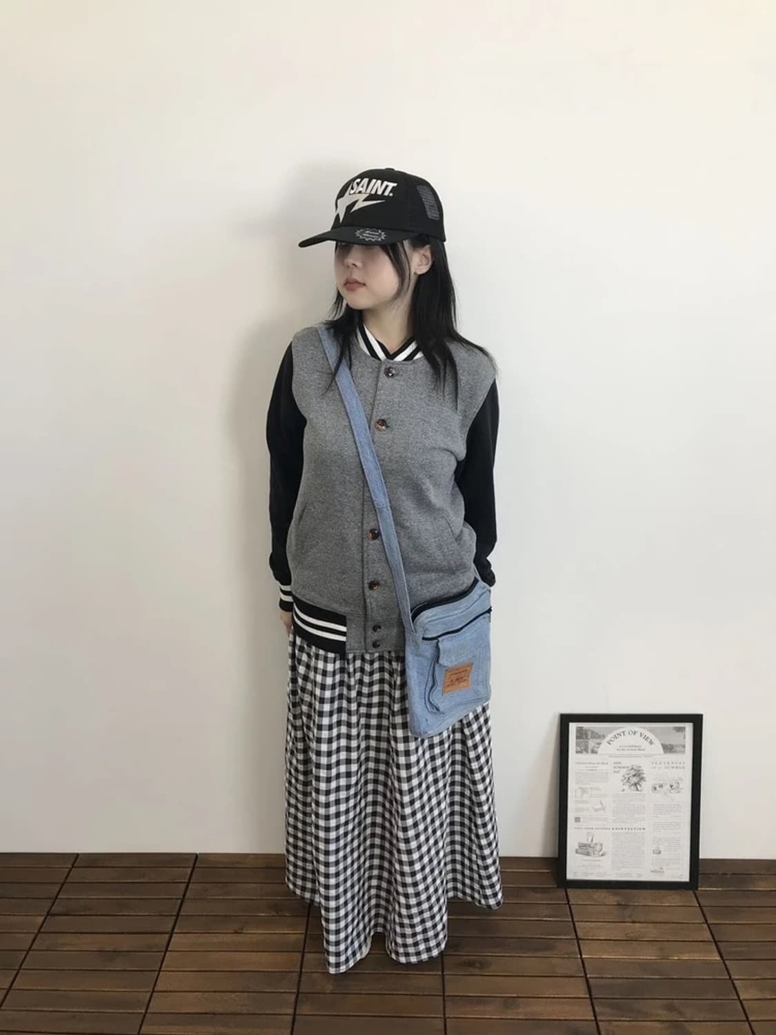 Back Number Varsity Sweat Jacket 상품이미지1