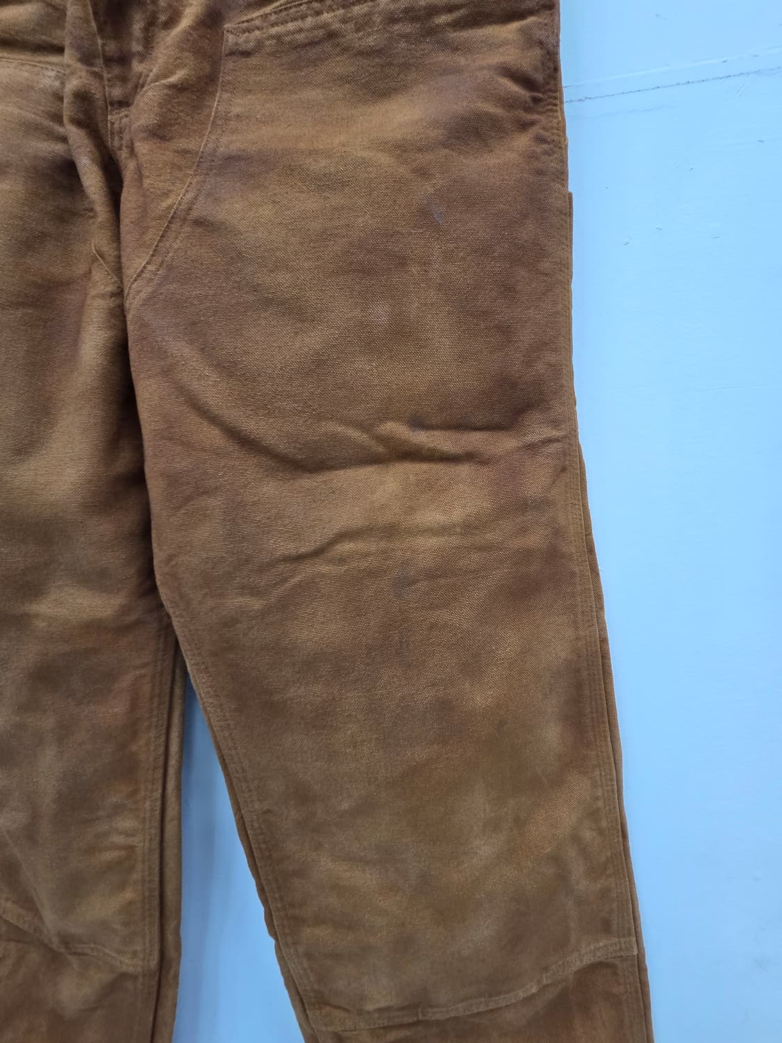 34 칼하트 더블니 브라운 오버롤 상품이미지4