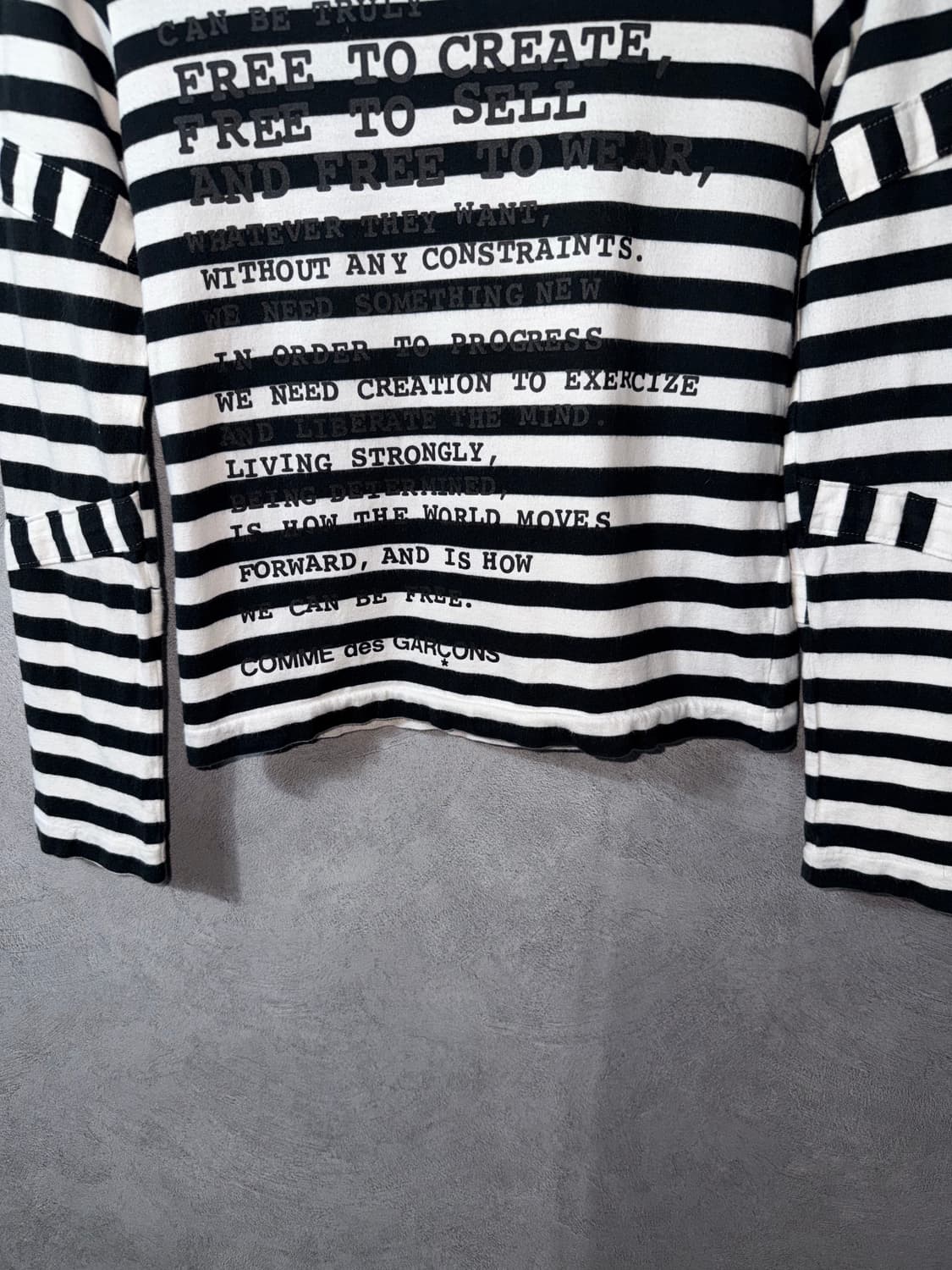 COMME des GARÇONS Border long sleeve  상품이미지6