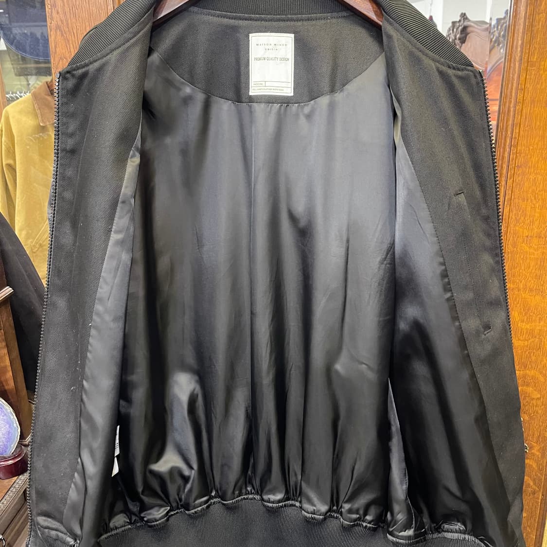 메종미네드 코팅데님 ma-1 자켓 상품이미지5