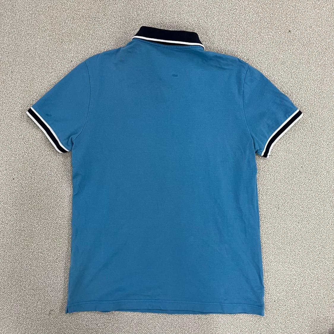 4 라코스테 배색 카라 반팔 티셔츠 0225M2 상품이미지4