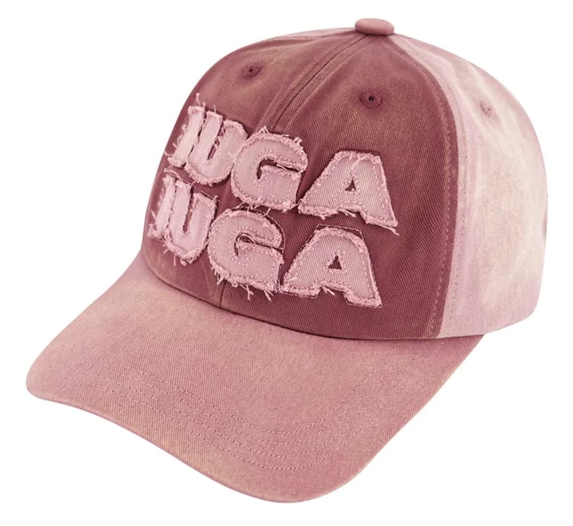 이우가마카라스 핑크 볼캡 상품이미지1