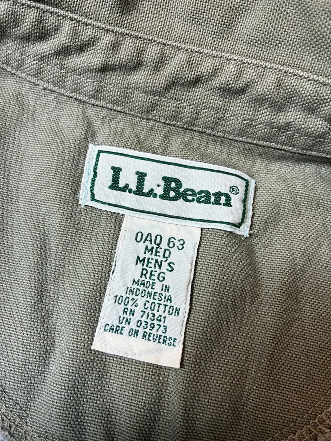 엘엘빈 LL Bean 90's 1/4 카라 롱 슬리브 PN7815 상품이미지7