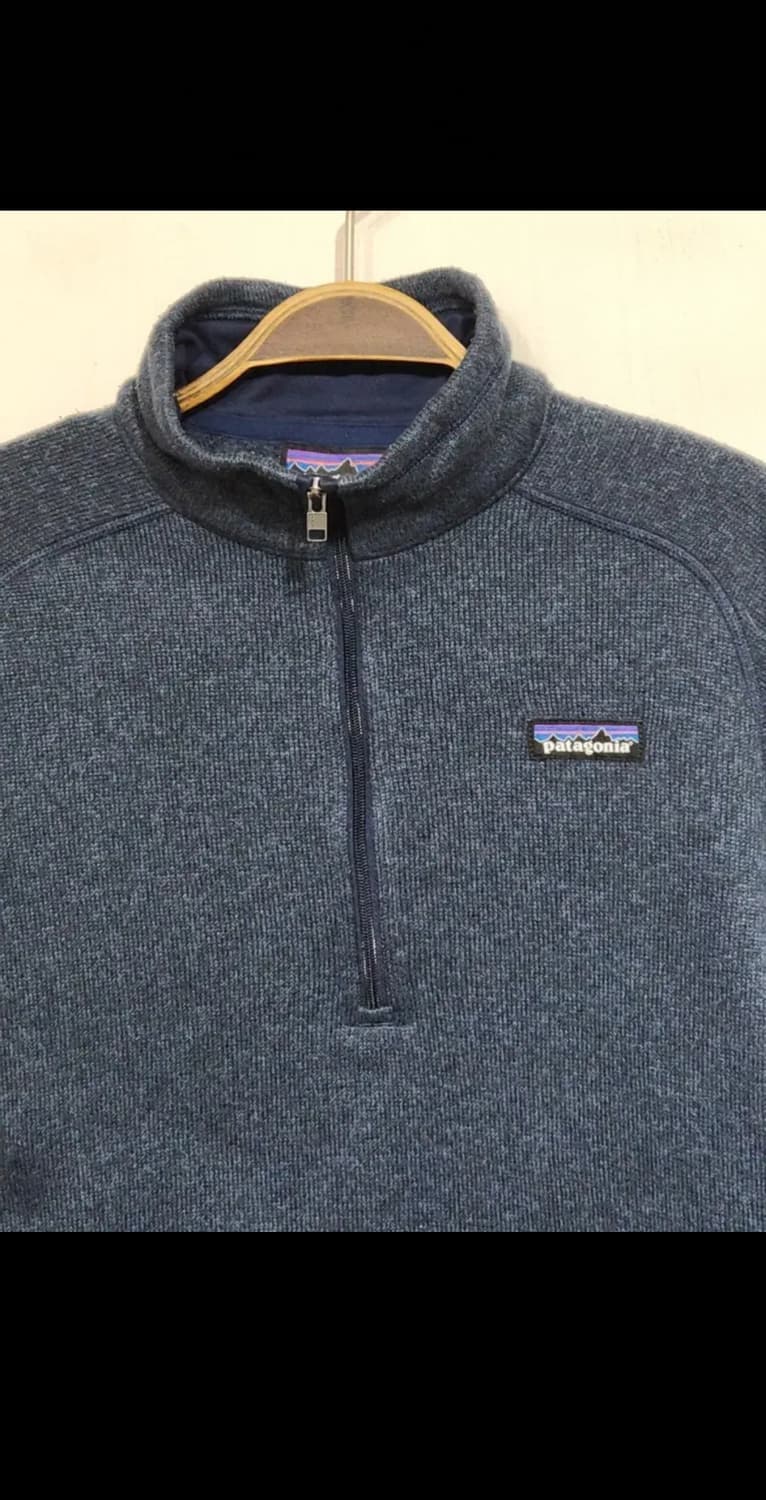 (L) 파타고니아 반집업 티셔츠 네이비 긴팔티 등산복  상품이미지2
