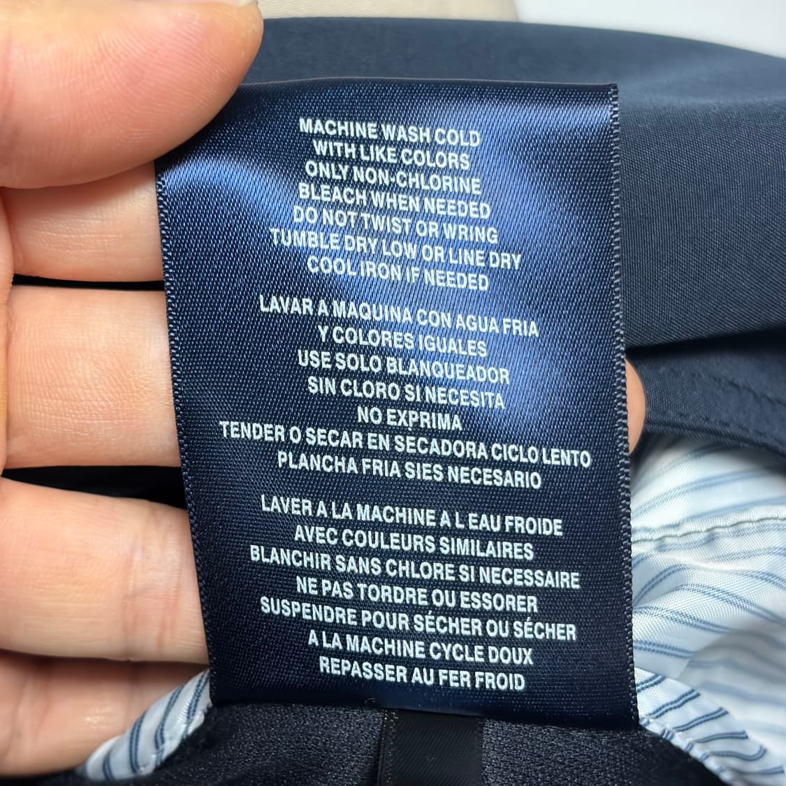 타미힐피거 컬러블록 트렌치 자켓 상품이미지8