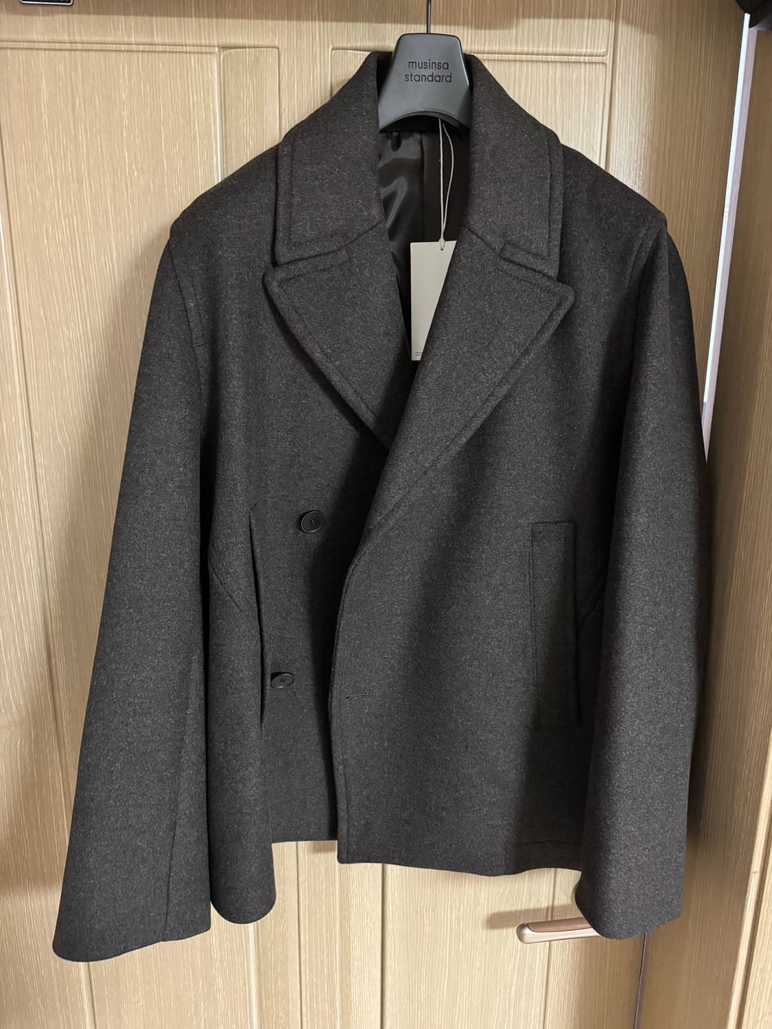 코스 더블브레스티드 울 피코트 상품이미지2