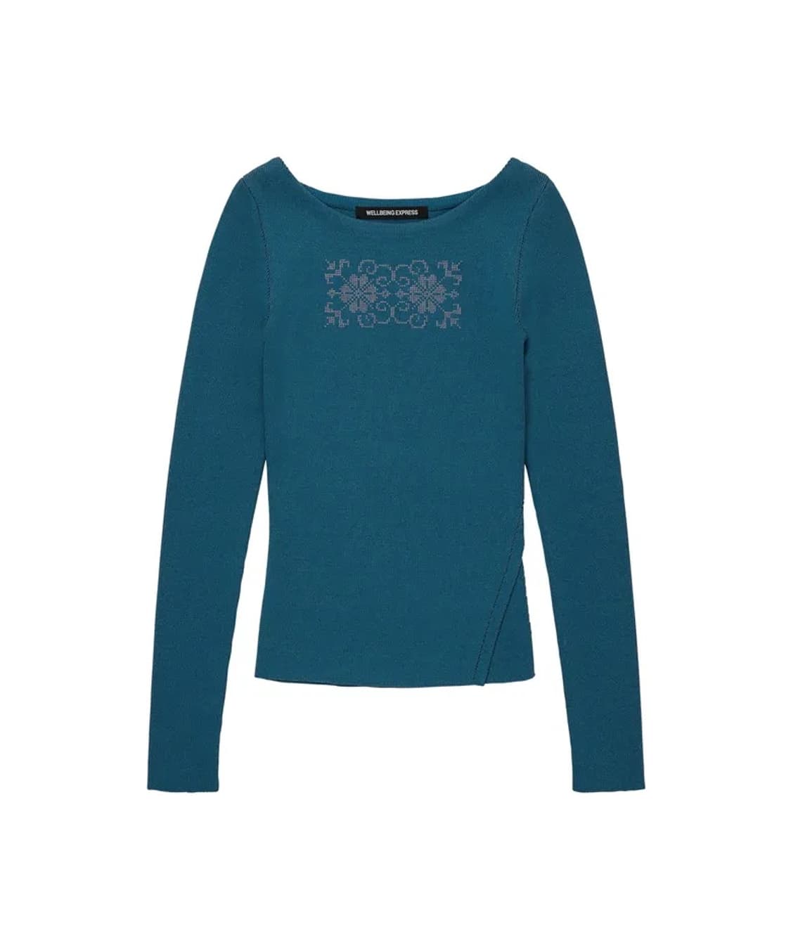 웰빙익스프레스 엠브로이드 니트 셋업 상품이미지3