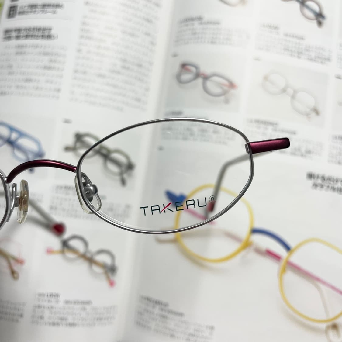 TAKERU 타케루 오벌형 티타늄 일본 안경 상품이미지2