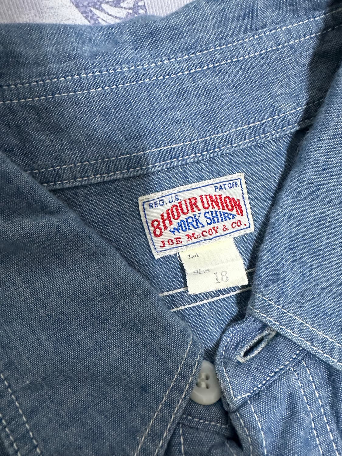 리얼맥코이 조맥코이 샴브레이 셔츠 18 상품이미지3