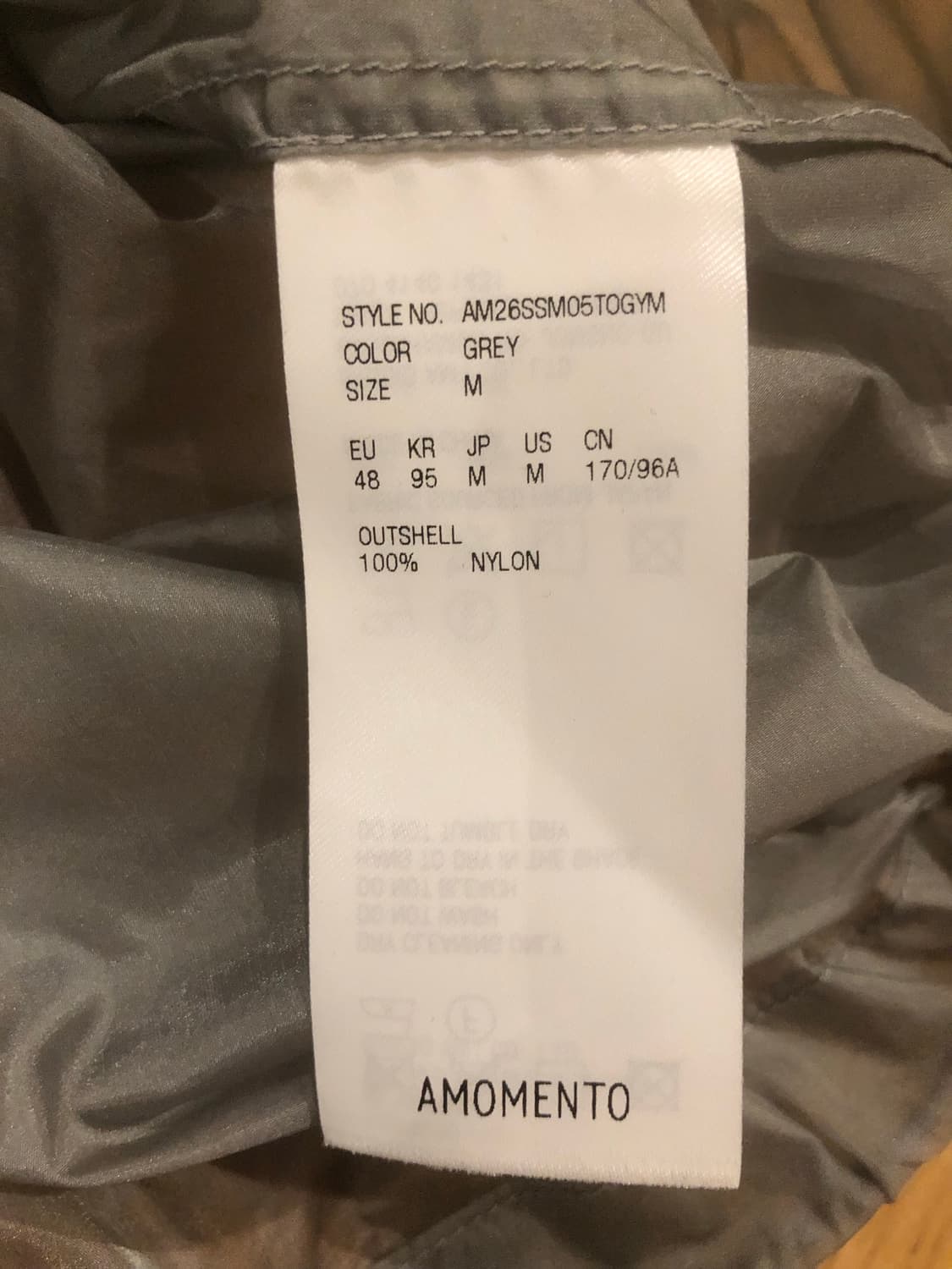 Amomento sheer hoodie anorak 상품이미지3