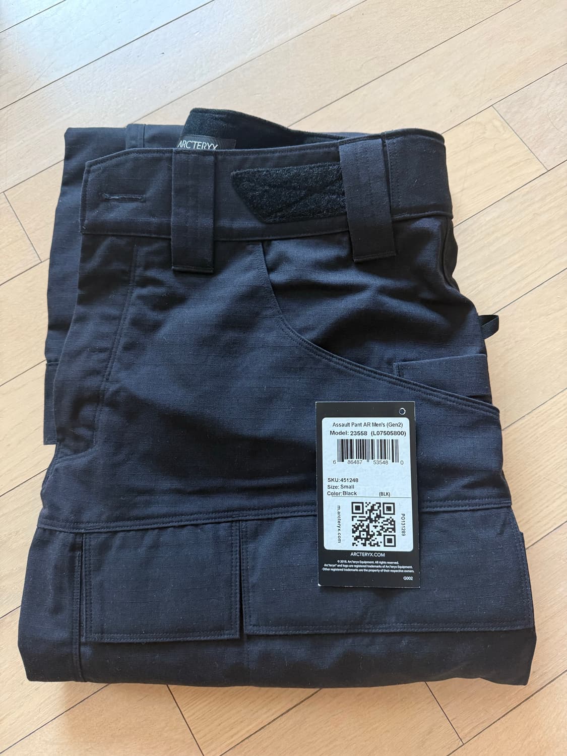 [S] 아크테릭스 리프 어썰트 팬츠 gen2 블랙 상품이미지5