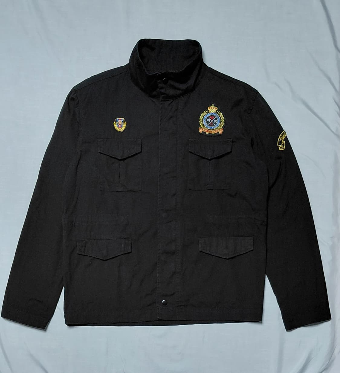 [XL/무료배송] RUSS-K 일본 빈티지 M-65 패치 필드 자켓 상품이미지1