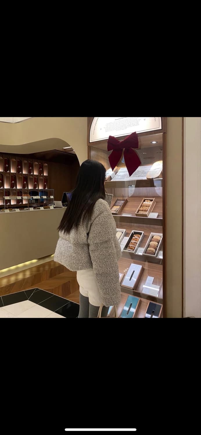 🖤 씨끌로에 부클 크롭 덕다운 패딩 상품이미지8