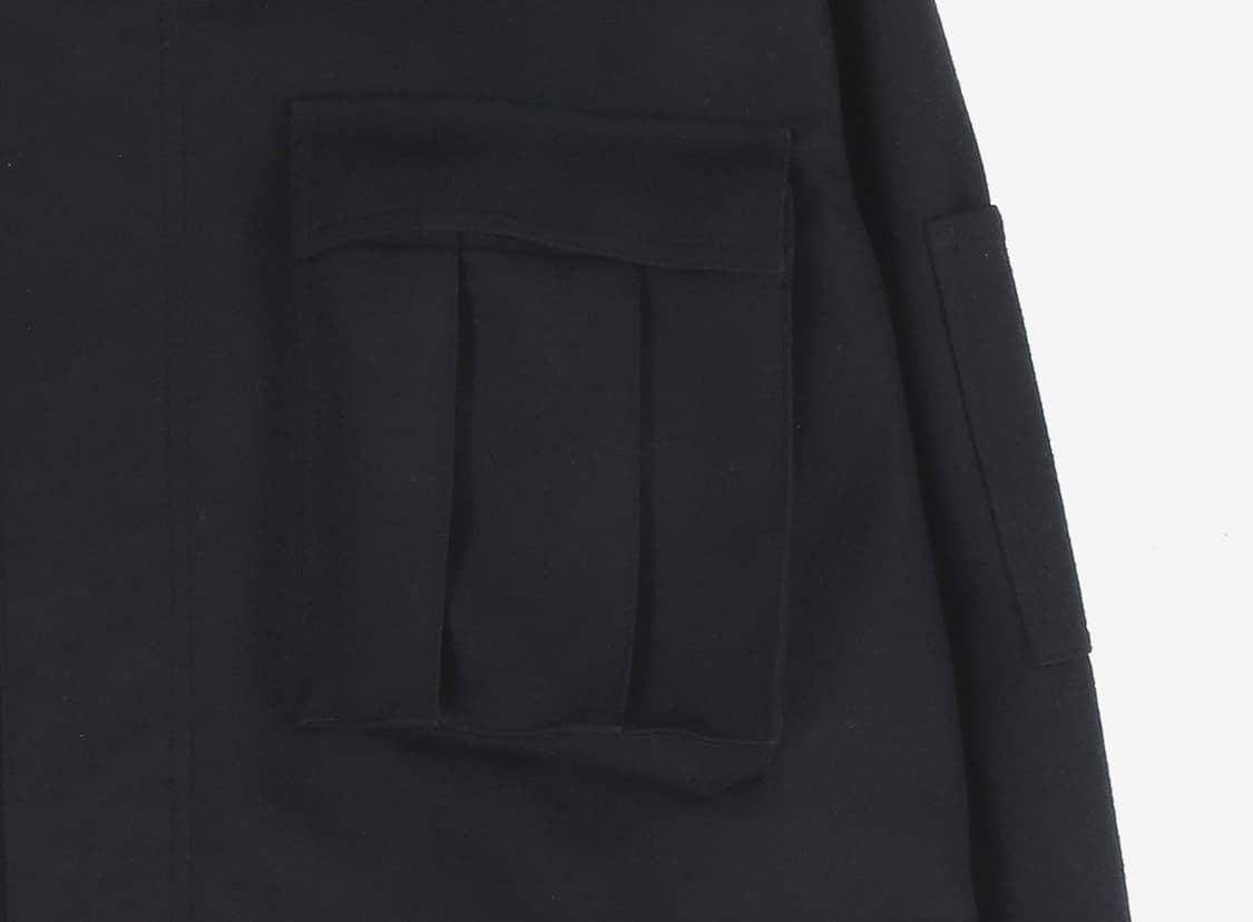 [3] 오라리 라이트 울 멜톤 플라이트 파카 자켓 상품이미지6