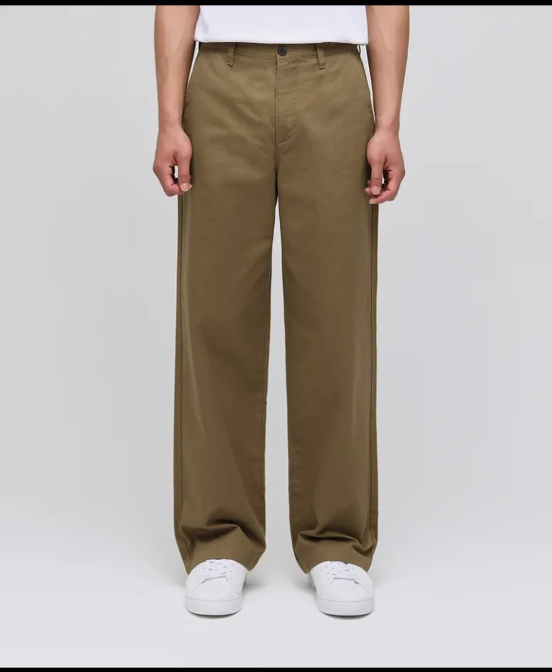 와이드 치노 팬츠 (라이트 브라운) 상품이미지1