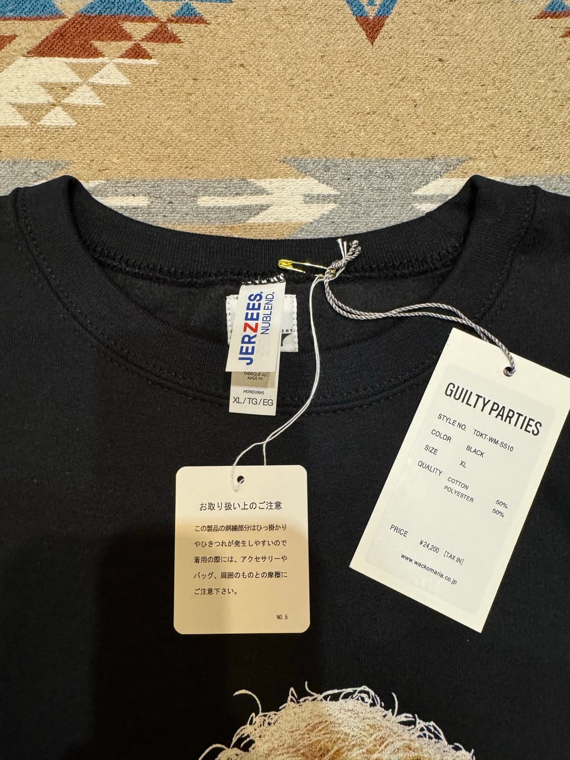 [XL] 와코마리아 x 다크나이트 트롤리지 스웻셔츠 상품이미지2