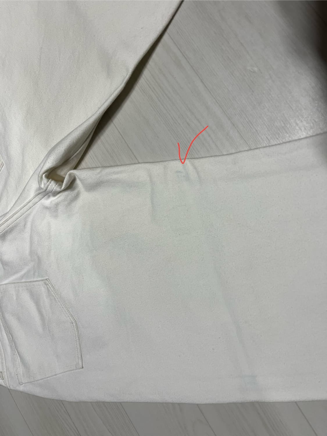 데밀 x 유니페어 Lot 164 셀비지 데님 팬츠 판매합니다. 상품이미지9