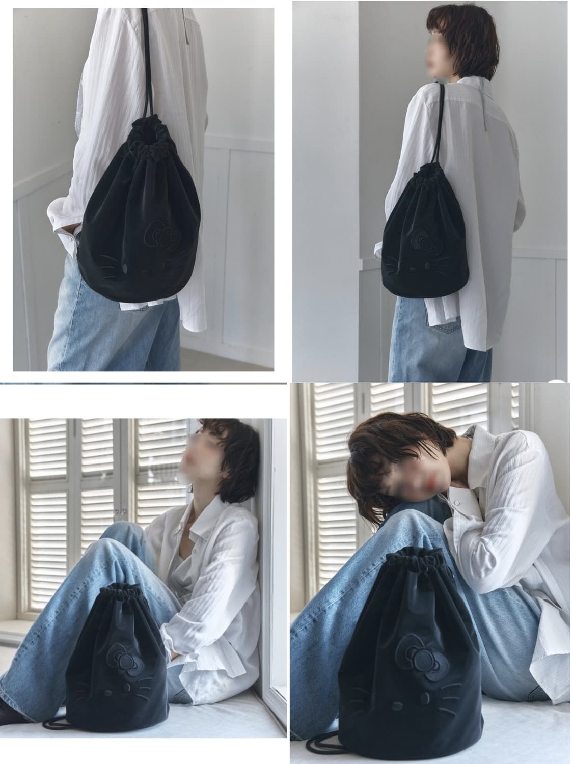 헬로키티 조셉앤스테이시 헤이즈스트링 백팩 상품이미지1