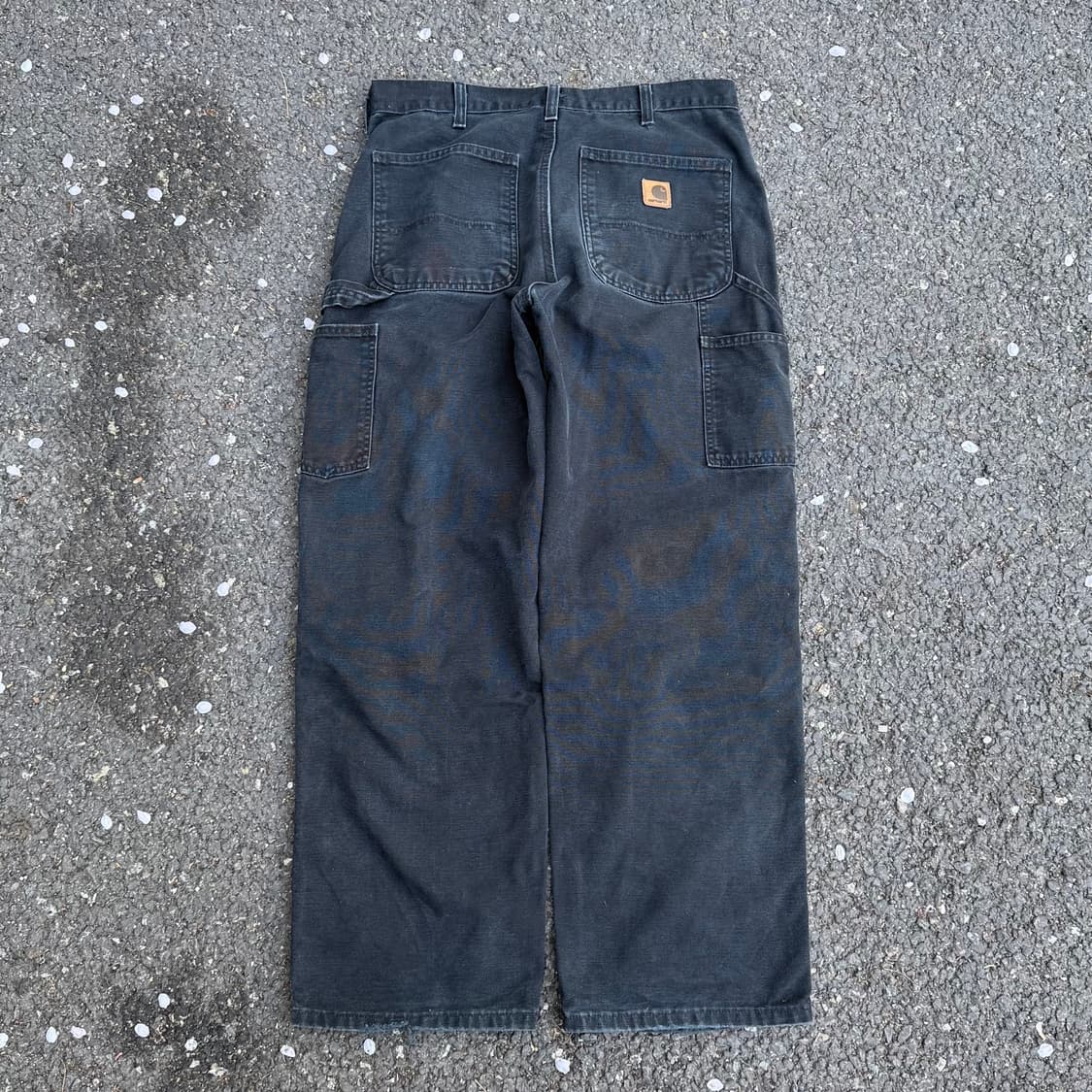 OG 칼하트 B11 BLK 싱글니 카펜터 팬츠 상품이미지5