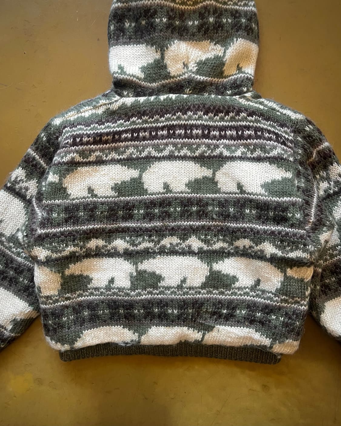 1980s DIXIE SPORTS Wool Cowichan Hood JK 상품이미지9