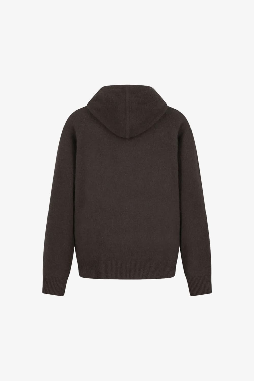 아모멘토 25FW 라쿤 후드 니트 브라운 L 상품이미지2