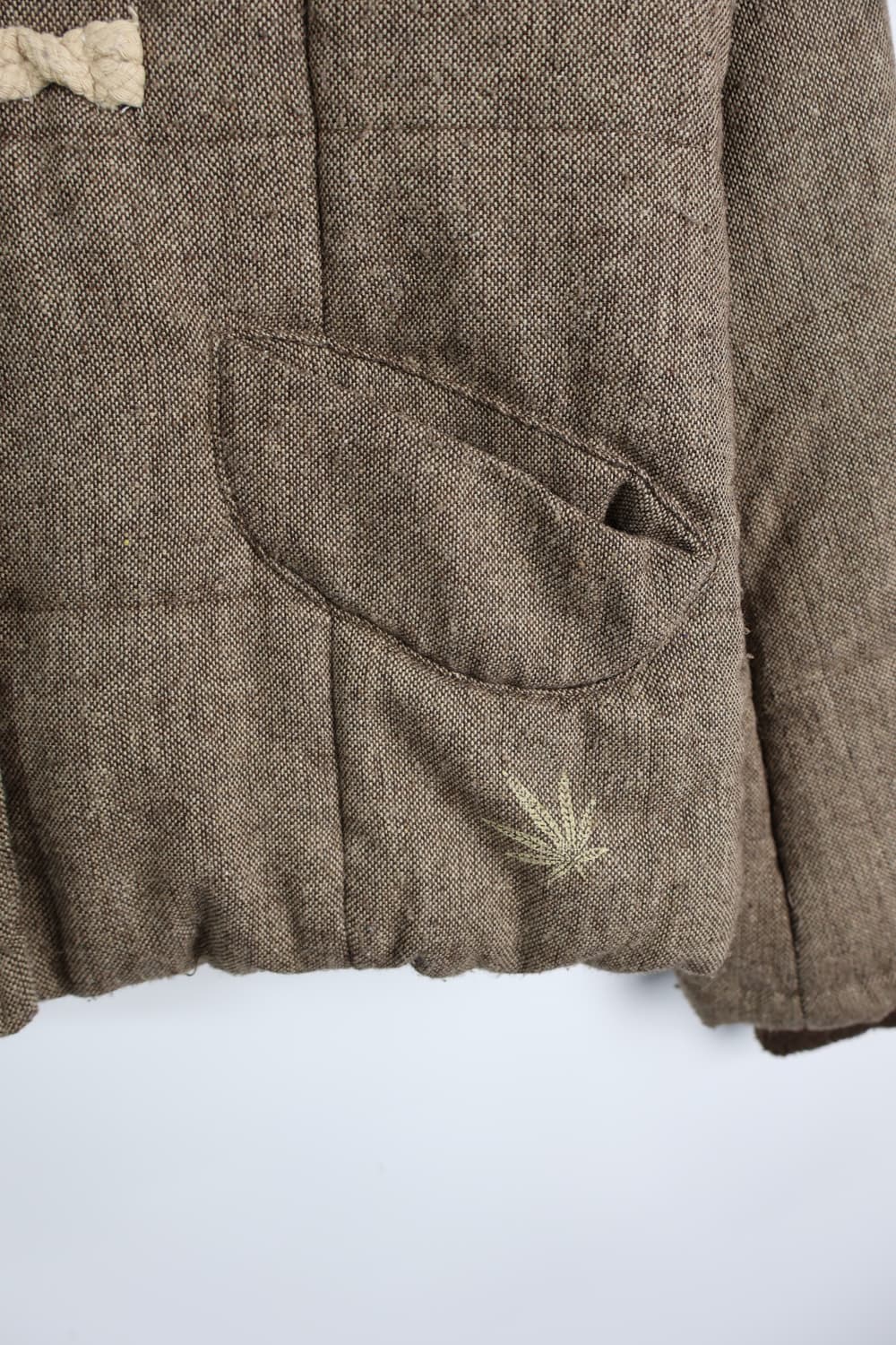 Jpn Linen Texture Toggle Padded Jacket 상품이미지7