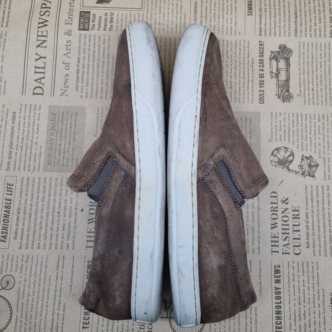 빈스 스웨이드 남성슬립온 260 상품이미지5