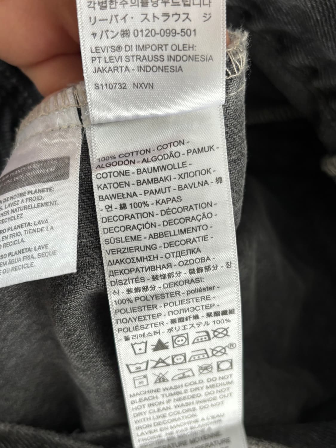 Levi’s 리바이스 차콜 래디컬 러브 트러커 자켓 상품이미지9