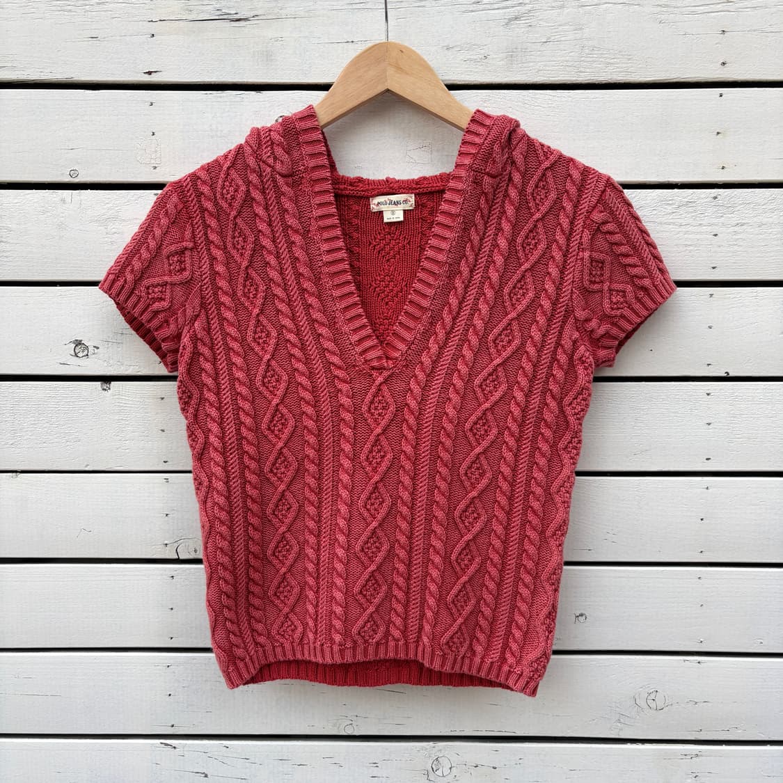 Polo 폴로 케이블 꽈배기 반팔 니트 상품이미지1