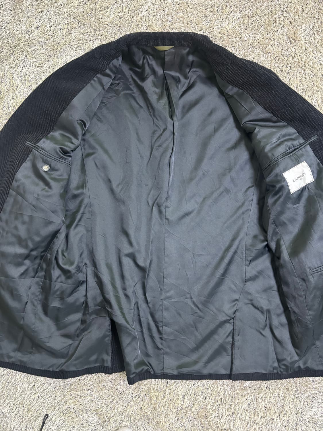 일제 DURBAN 울 코듀로이 블레이저 사이즈 105-110 상품이미지4