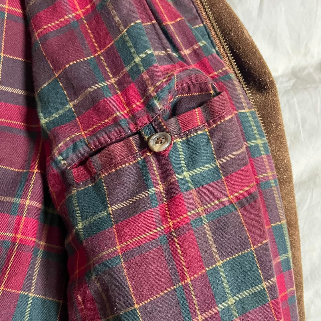 90s 폴로 컨트리 스웨이드 바라쿠다 헤링턴 자켓 상품이미지6