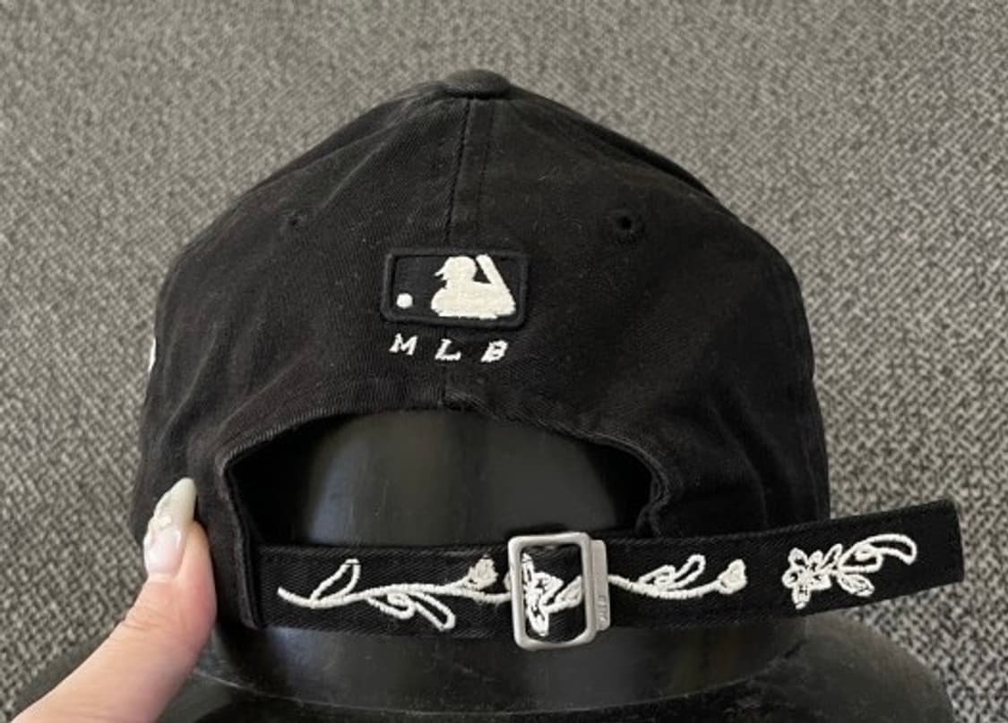 MLB 블랙커스텀마이징 볼캡 상품이미지3