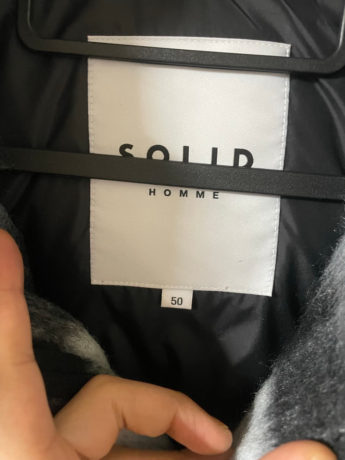 솔리드옴므 모헤어 패딩조끼 상품이미지4