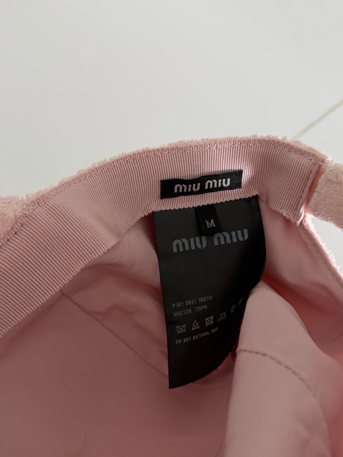 miumiu 테리 볼캡 상품이미지4