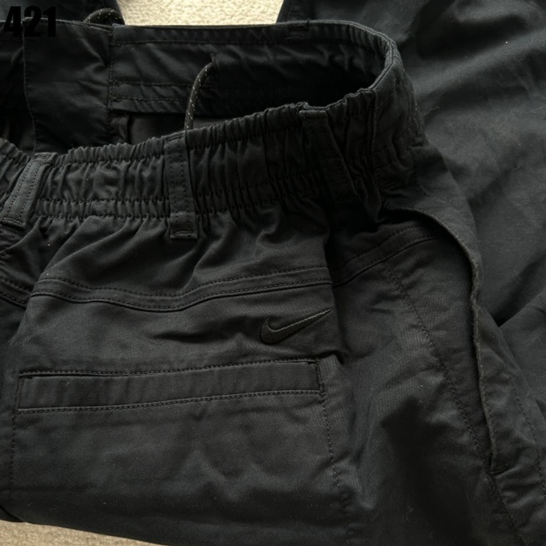 나이키 블랙 면바지 카고  상품이미지4