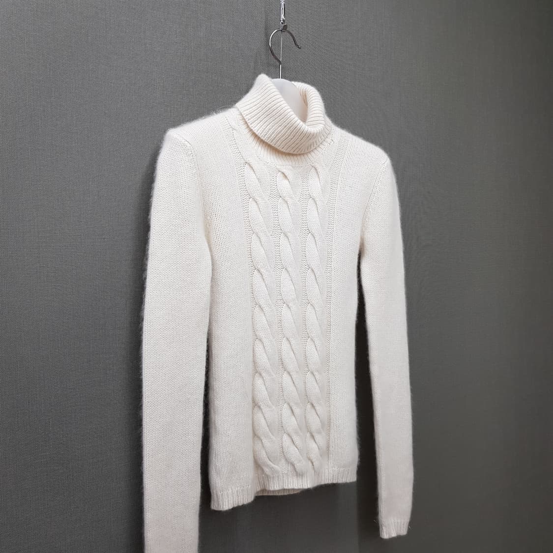 tsesay 캐시미어 100% 케이블 터틀넥 니트 M사이즈 상품이미지3