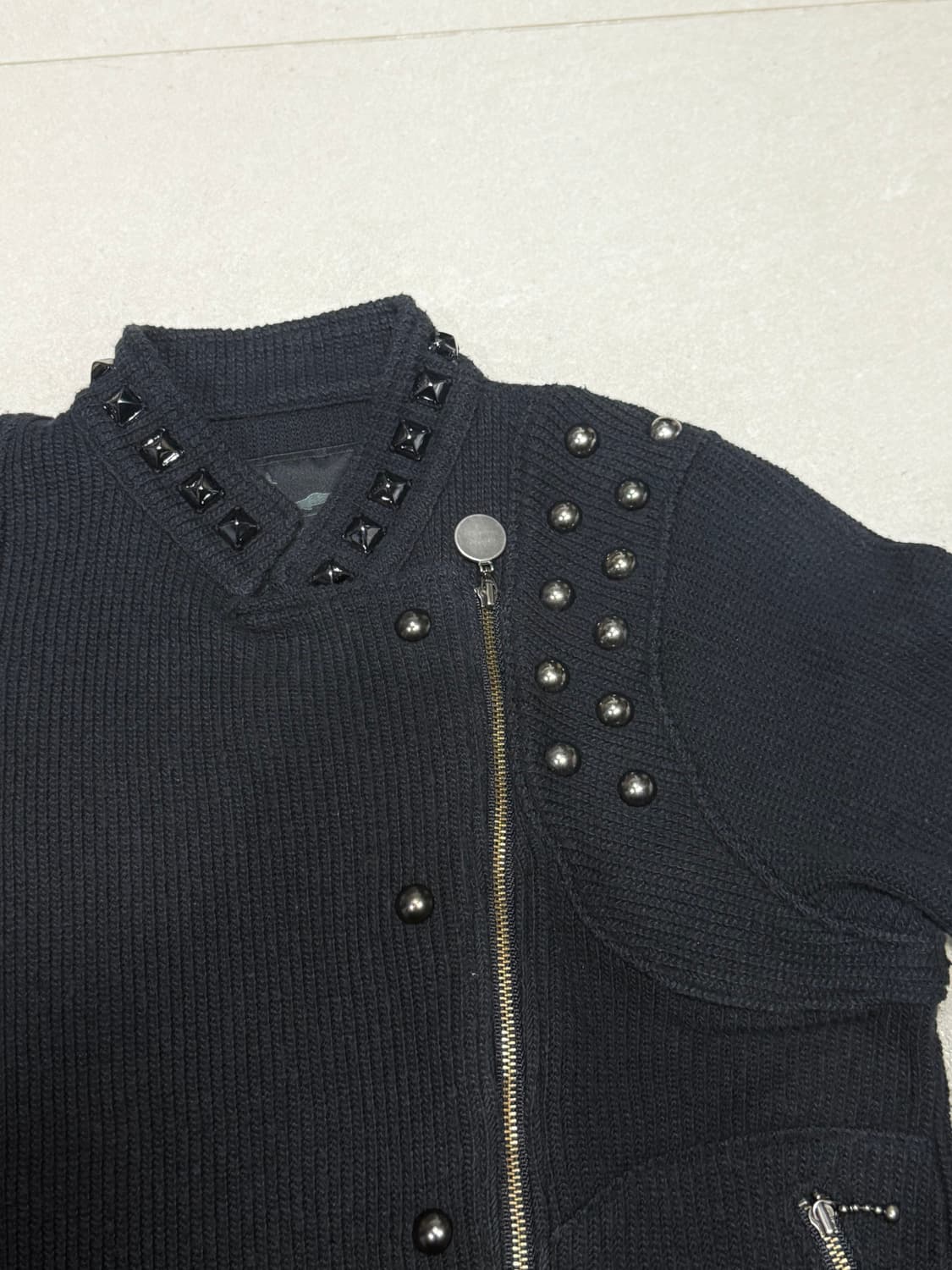 히스테릭 글래머 아카이브 스터드 폭탄 면 라이더 자켓 상품이미지3