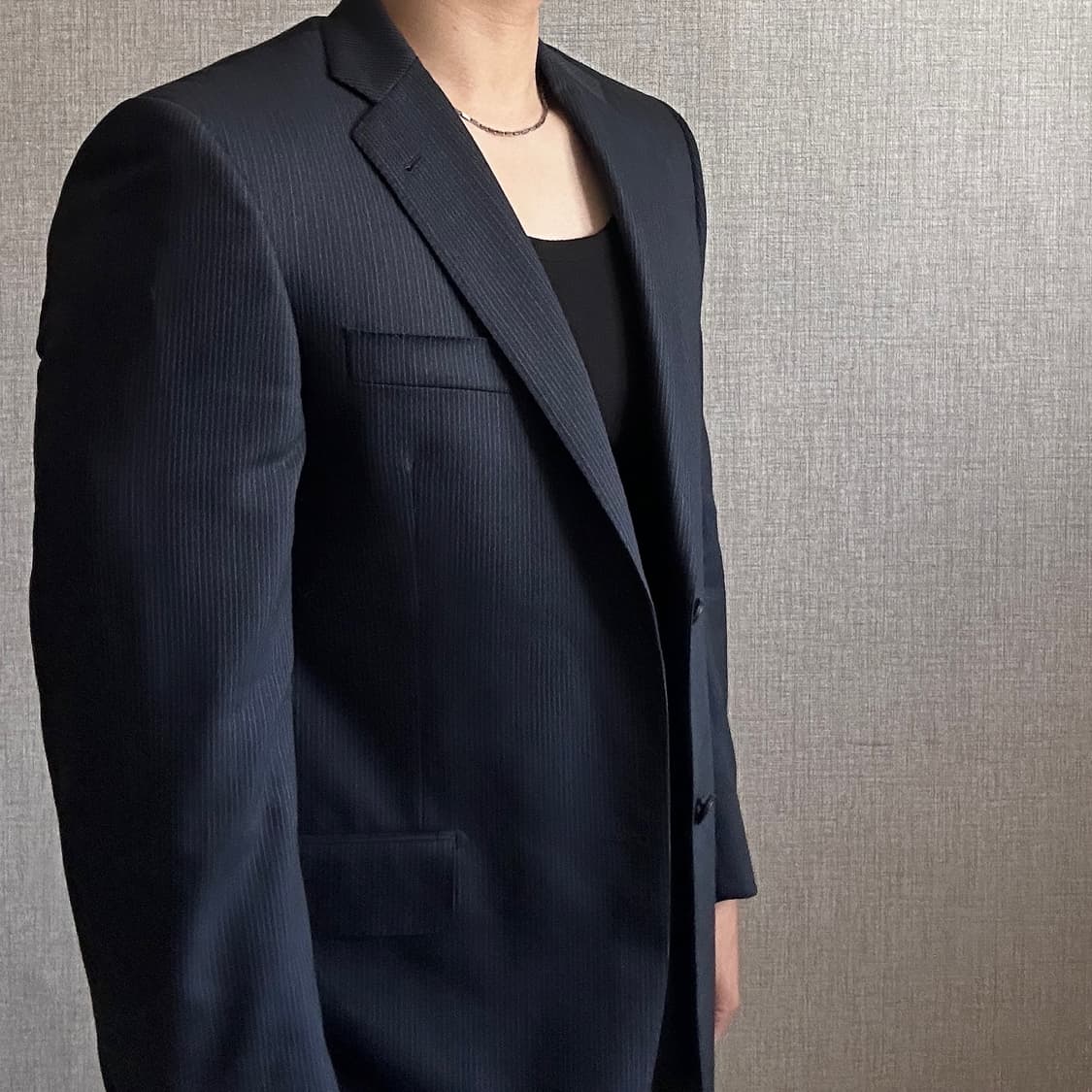 Burberry 버버리 스트라이프 네이비 블레이저 자켓 상품이미지3