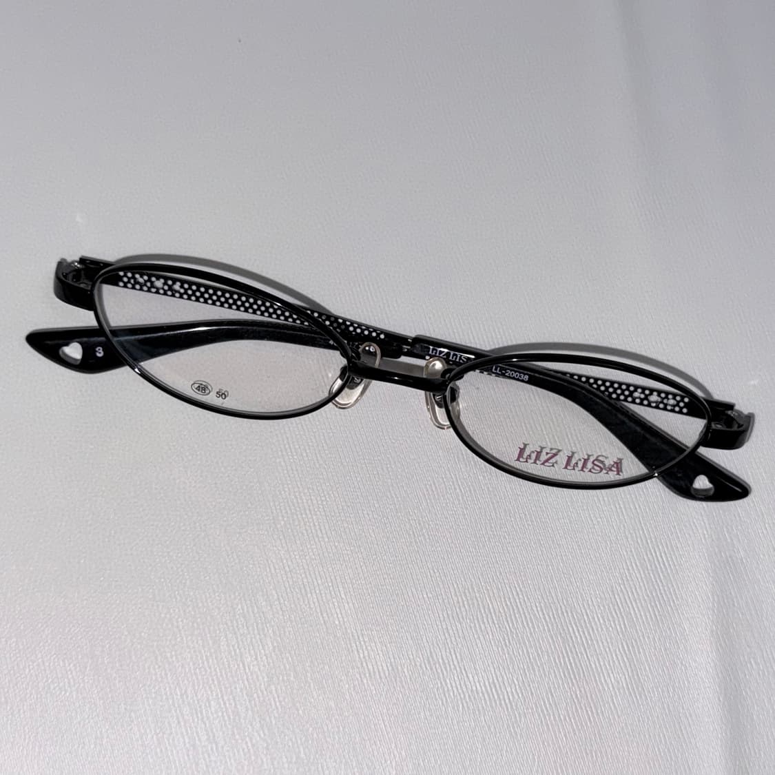 빈티지 리즈리사 하트 도트 안경 긱시크 너드 갸루 상품이미지2